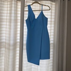 Blue cocktail dress